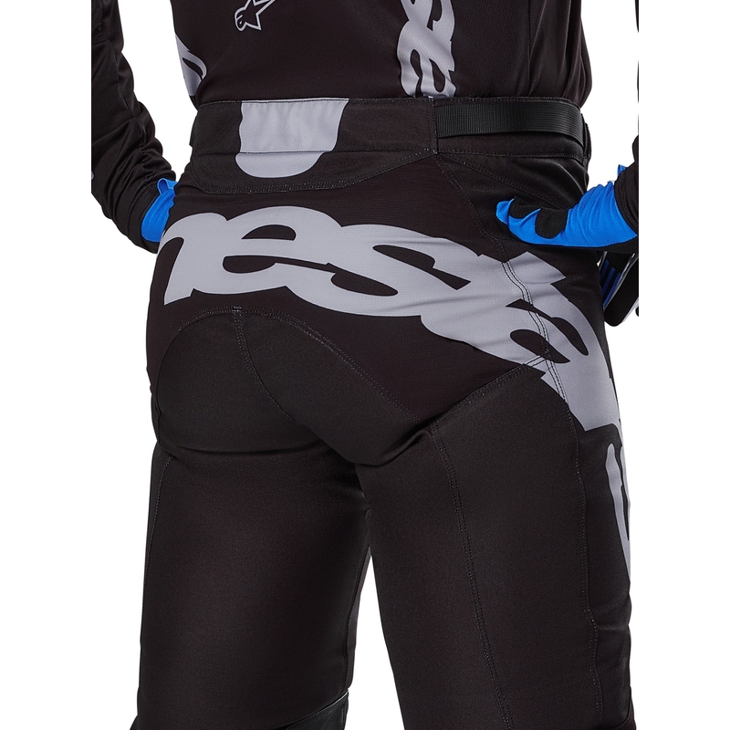 Alpinestars Racer Graphite Motorcross Broek Zwart en Grijs