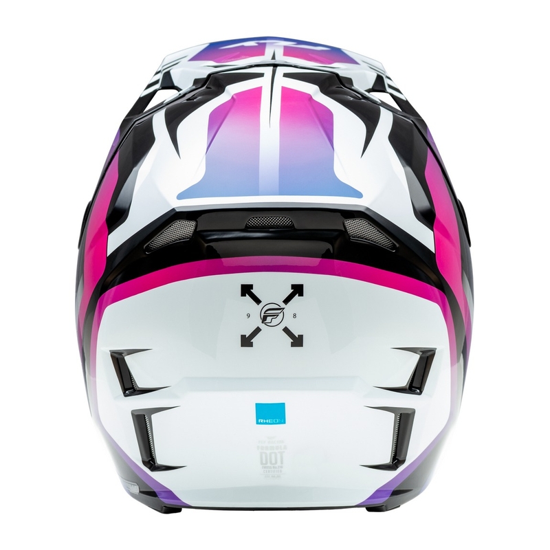 Motorcrosshelm FLY Racing Formula CP wit-zwart-paars