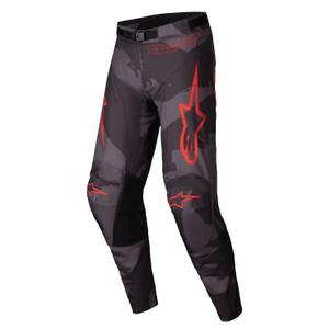 Alpinestars Racer Hollow Motorcrossbroek grijs camo-fluoranje