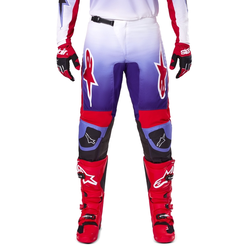 Alpinestars Fluid Wurx motorcrossbroek paars-rood