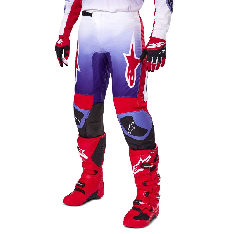 Alpinestars Fluid Wurx motorcrossbroek paars-rood