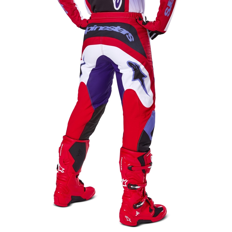 Alpinestars Fluid Wurx motorcrossbroek paars-rood