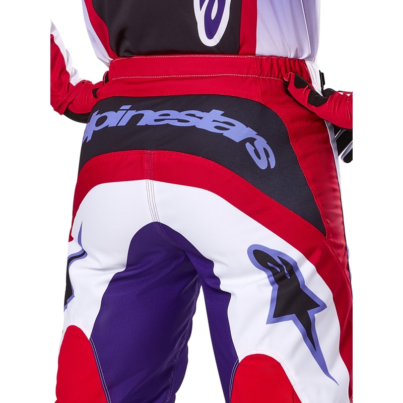 Alpinestars Fluid Wurx motorcrossbroek paars-rood