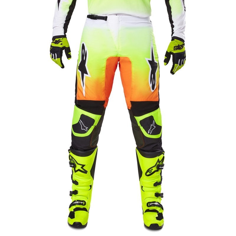 Alpinestars Fluid Wurx Motorcross Broek Geel en Zwart
