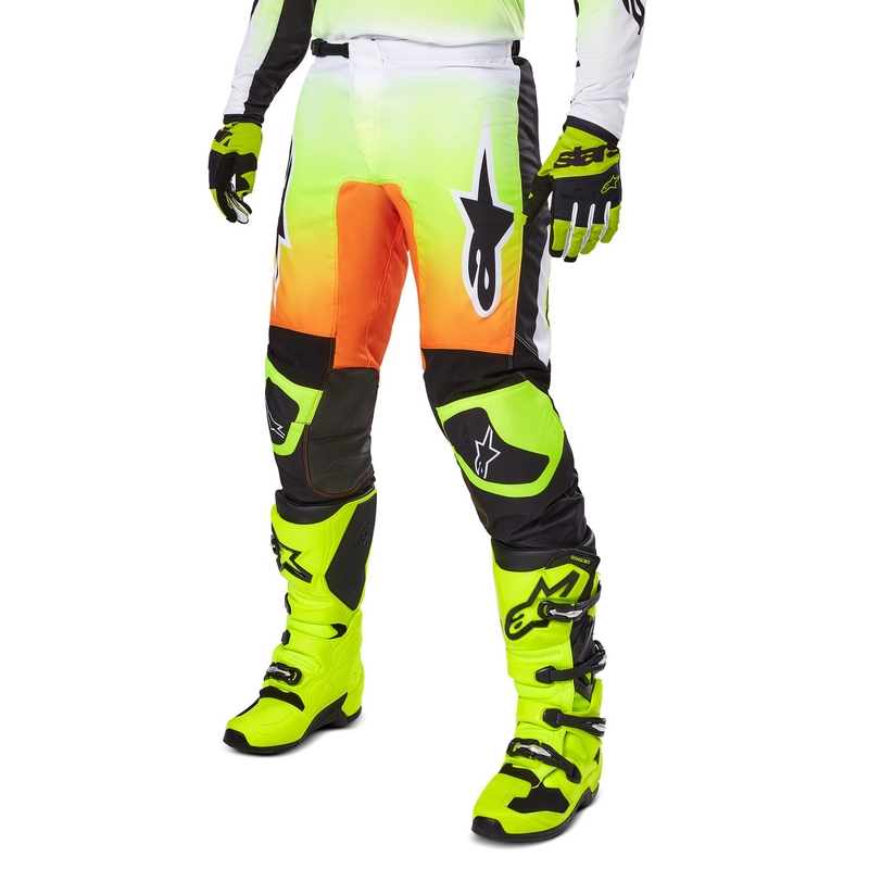 Alpinestars Fluid Wurx Motorcross Broek Geel en Zwart