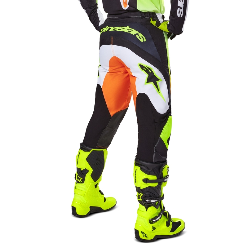 Alpinestars Fluid Wurx Motorcross Broek Geel en Zwart