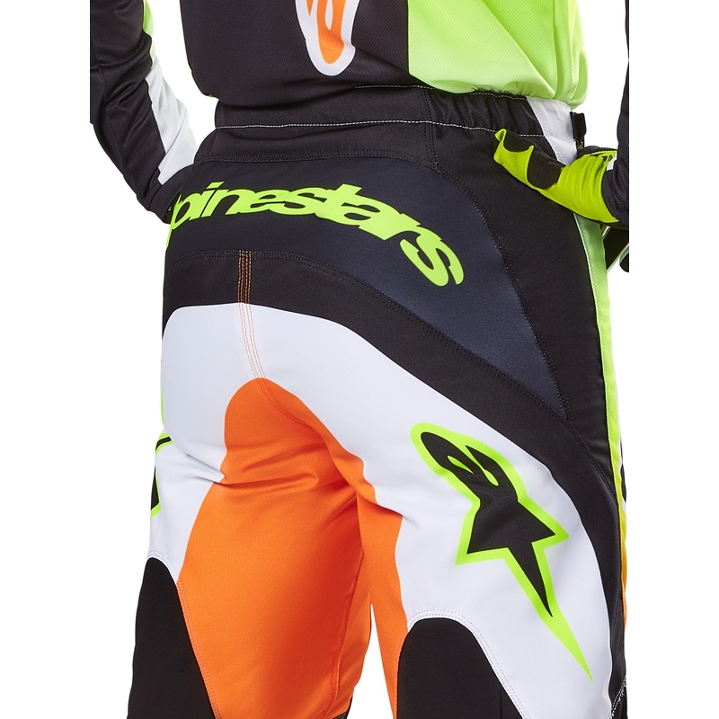 Alpinestars Fluid Wurx Motorcross Broek Geel en Zwart