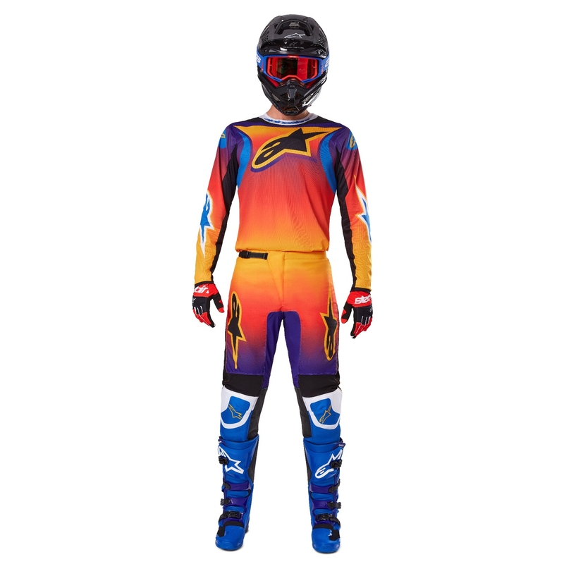 Alpinestars Fluid Wurx Multicolor Motorcross Broek