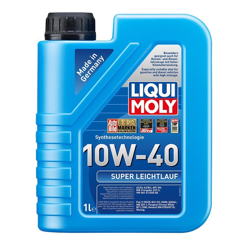 LIQUI MOLY Super Leichtlauf 10W-40 synthetische motorolie 1 l