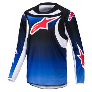 Kinder motorcross trui Alpinestars Racer Wurx blauw-zwart
