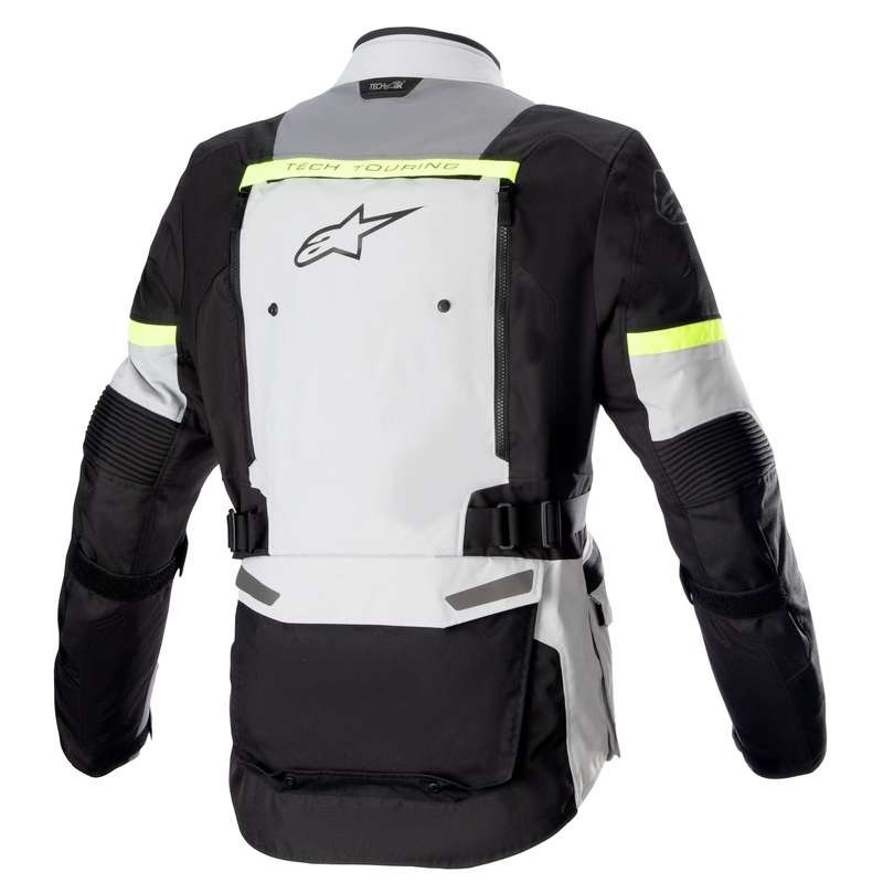 Alpinestars Bogota PRO Drystar motorjack grijs-zwart-fluogeel