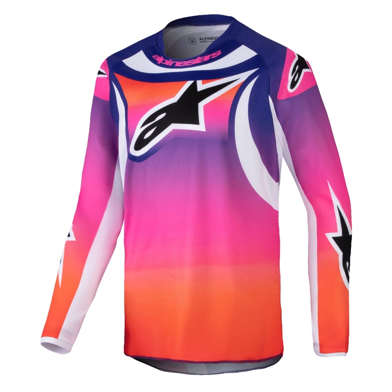 Kinder motorcross trui Alpinestars Racer Wurx multicolor-wit