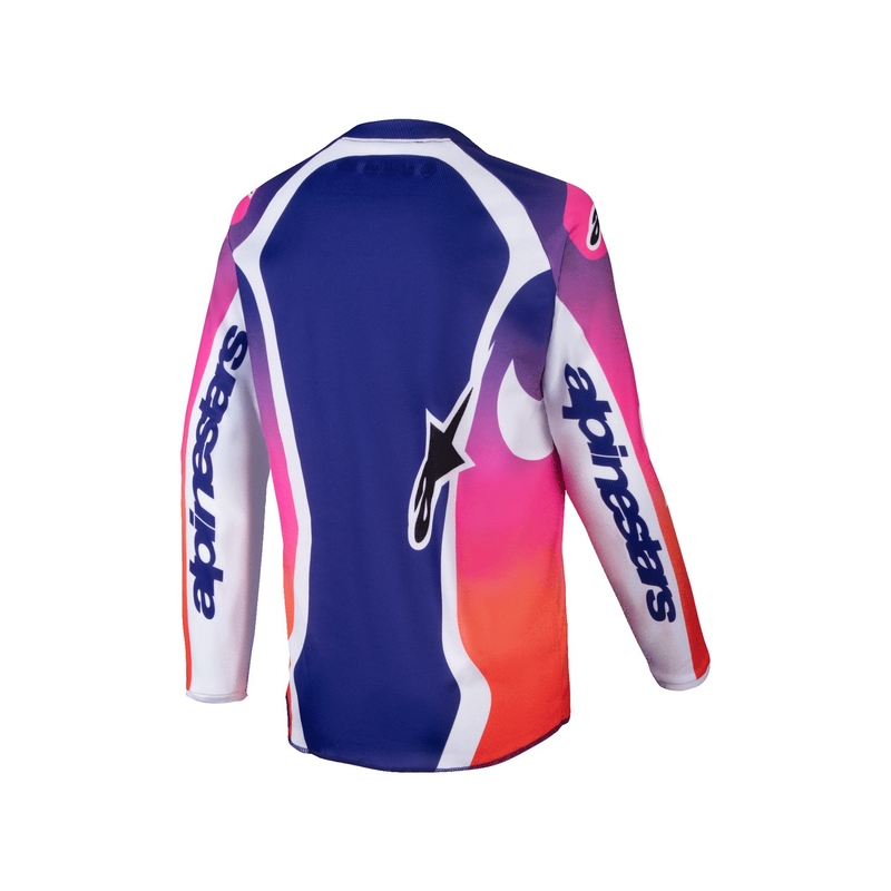 Kinder motorcross trui Alpinestars Racer Wurx multicolor-wit