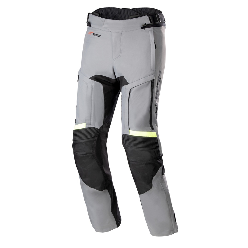Alpinestars Bogota Pro Drystar 3 Seizoenen Motorbroek Grijs-Zwart-Fluo Geel