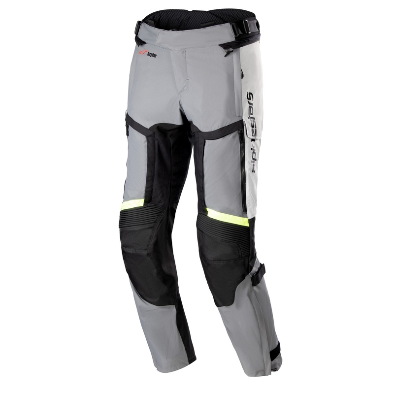 Alpinestars Bogota Pro Drystar 4 motorbroek grijs-zwart-fluo geel