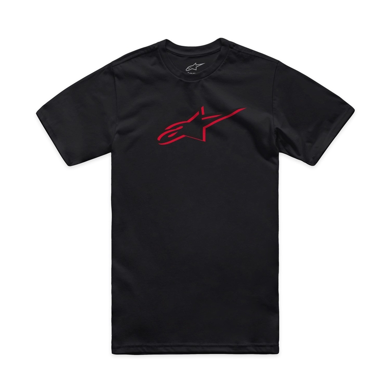 T-shirt Alpinestars Ageless Shadow CSF zwart-rood