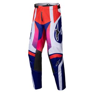 Alpinestars Racer Wurx Kinder Motorcross Broek Multicolor-Wit