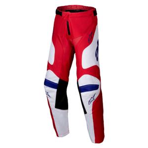 Alpinestars Racer Veil Kinder Motorcross Broek Rood Wit
