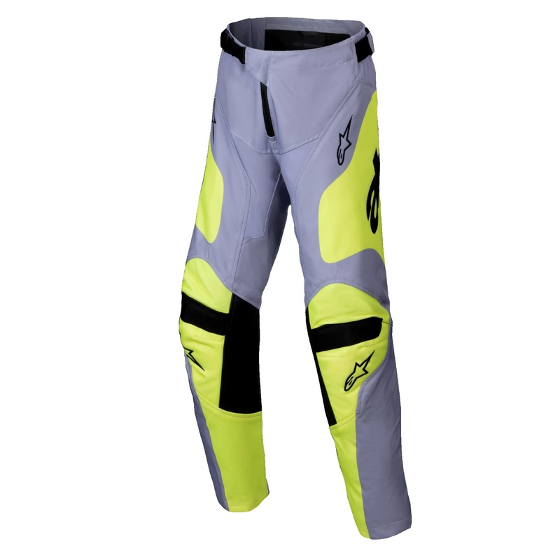 Alpinestars Racer Veil kinder motorcrossbroek grijs-fluo geel