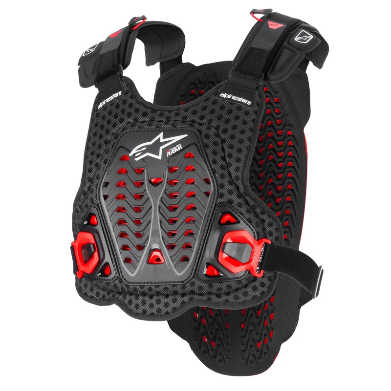Alpinestars A-5 Plasma borstbeschermer zwart-rood-wit