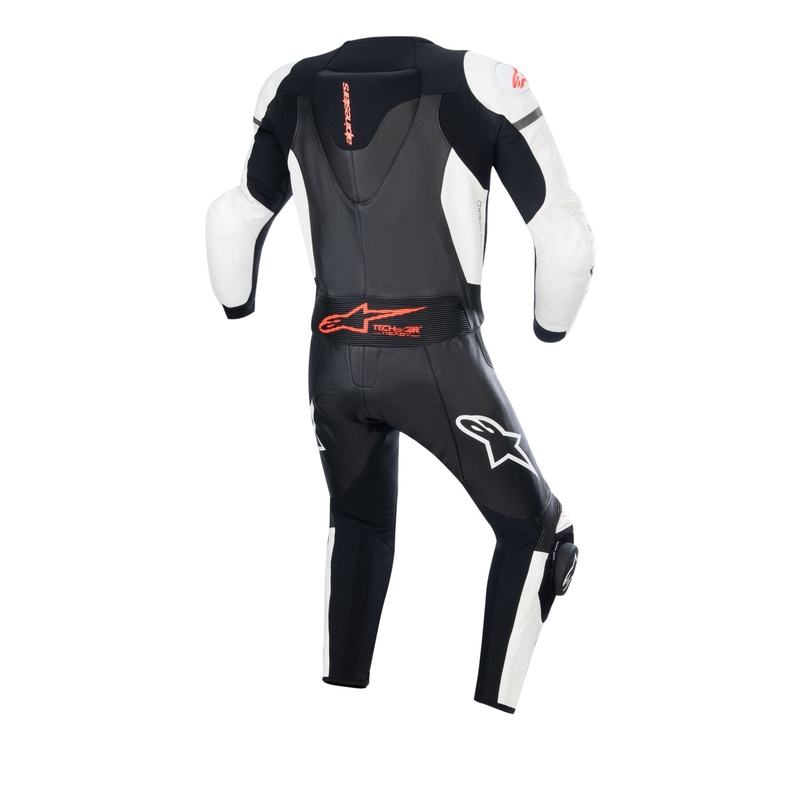 Alpinestars GP Force Lurv wit-zwart-fluorood lederen tweedelig pak