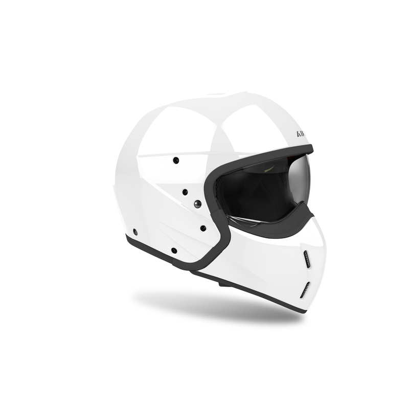 Modulaire motorhelm Airoh J110 Kleur Glanzend Wit