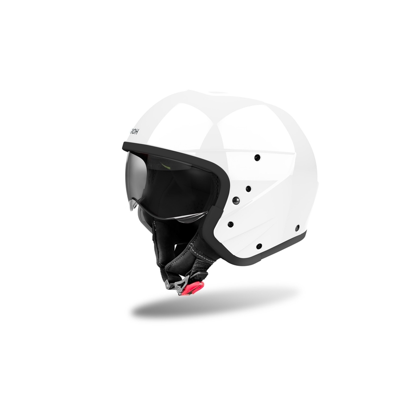 Modulaire motorhelm Airoh J110 Kleur Glanzend Wit