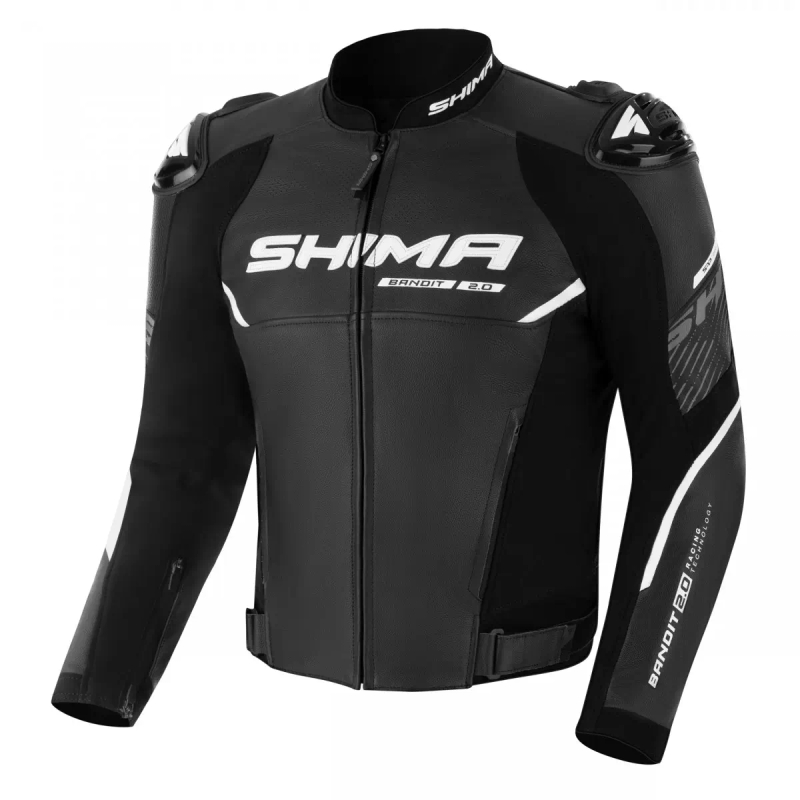 Shima Bandit 2.0 leren motorjas zwart
