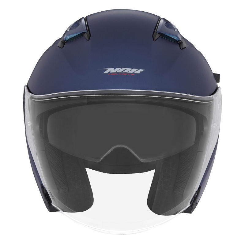 Open helm NOX N130 mat blauw