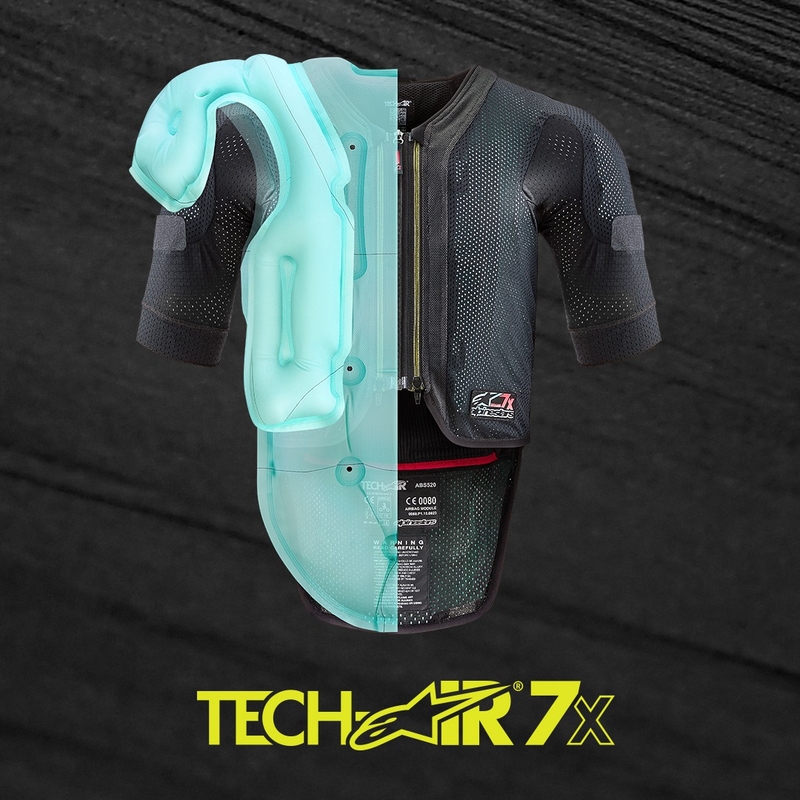 Airbagová vesta Alpinestars TECH-AIR®7X system černo-červená výprodej