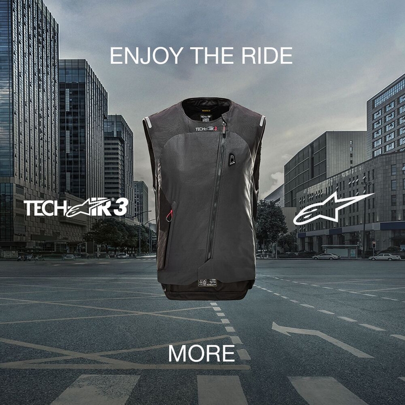 Alpinestars Stella TECH-AIR®3 systeem dames airbag vest zwart-donkergrijs
