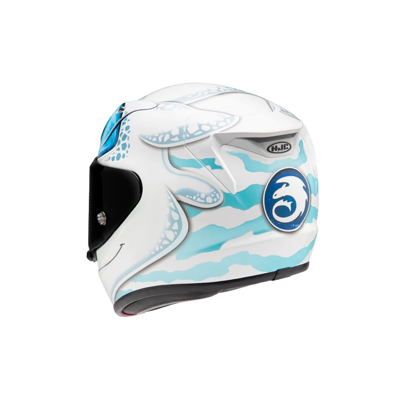 Integraalhelm HJC RPHA 12 Licht Fury Universeel wit-blauw uitverkoop