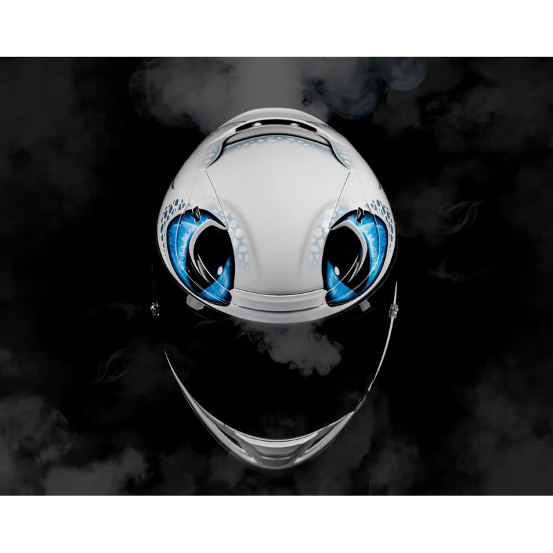 Integraalhelm HJC RPHA 12 Licht Fury Universeel wit-blauw uitverkoop