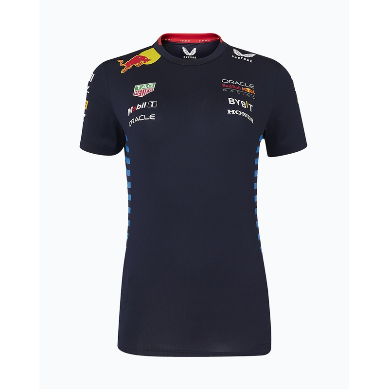 Dames-T-shirt Red Bull Racing F1 donkerblauw