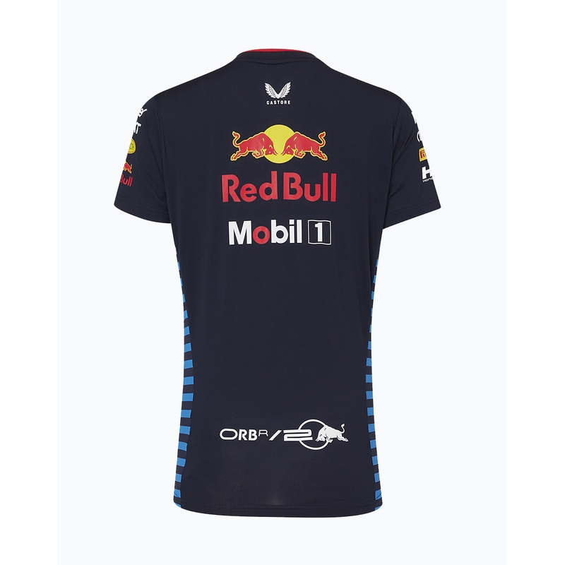 Dames-T-shirt Red Bull Racing F1 donkerblauw