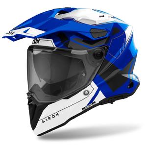 Endurohelm Airoh Commander 2 Reveal 2024 glanzend blauw