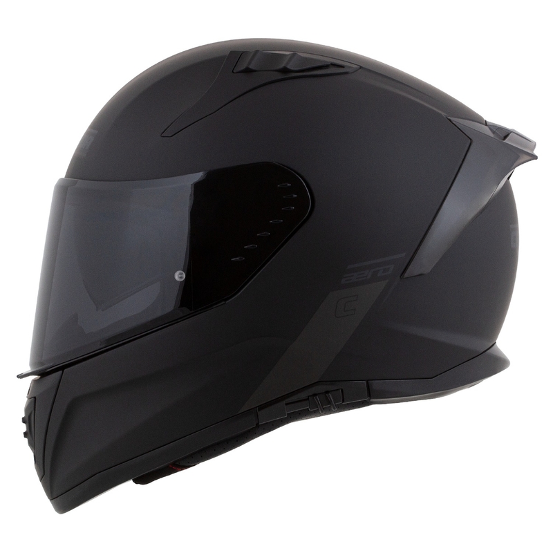Cassida Aero integraal motorhelm mat zwart-grijs