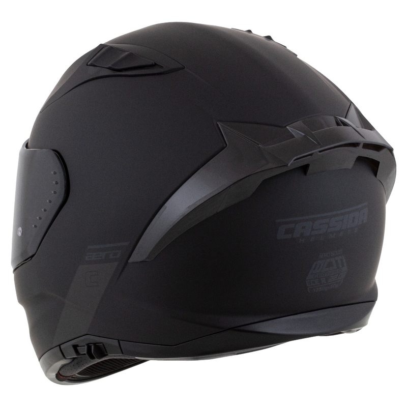 Cassida Aero integraal motorhelm mat zwart-grijs