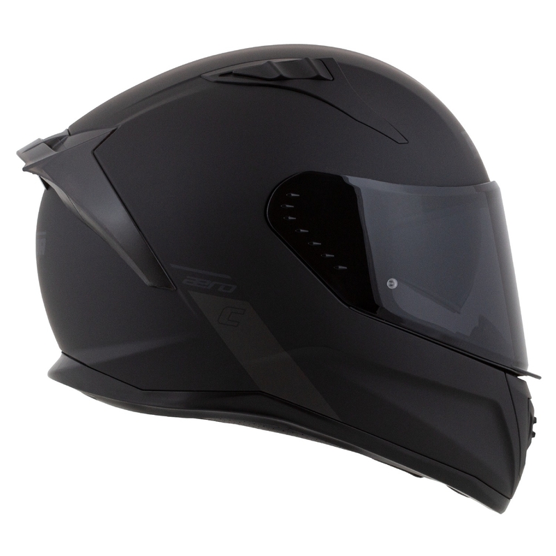 Cassida Aero integraal motorhelm mat zwart-grijs