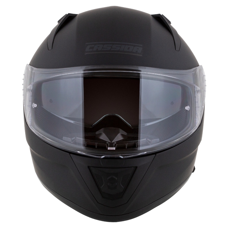 Cassida Aero integraal motorhelm mat zwart-grijs