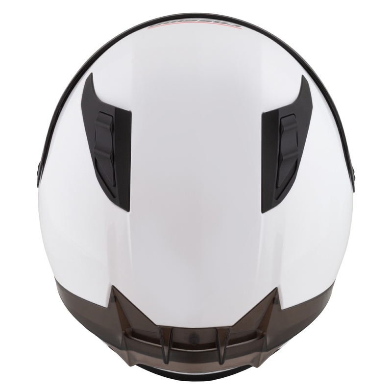 Cassida Aero integraal motorhelm mat wit-zwart