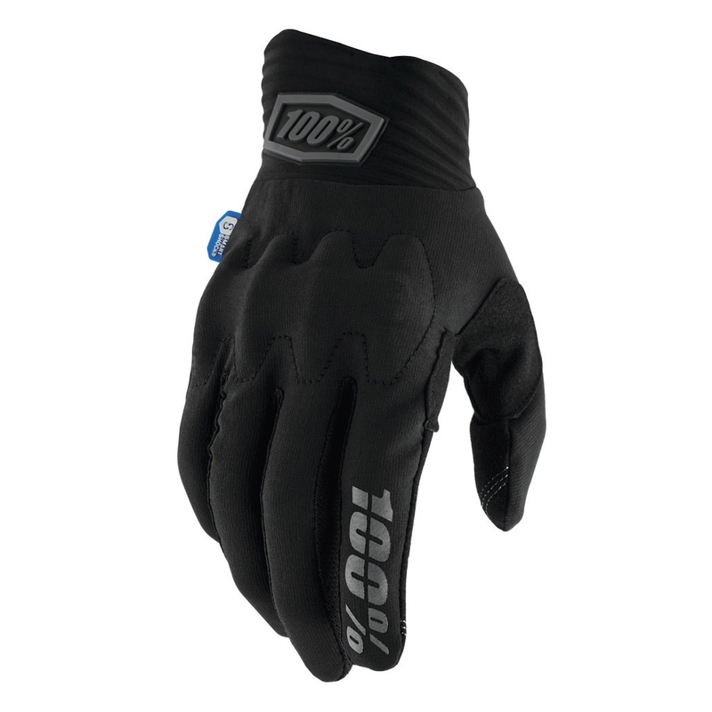 Motorcross handschoenen 100% Cognito Smart Shock zwart