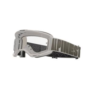 Alpinestars Vision 5 Hollow motorcrossbril zand met helder plexi