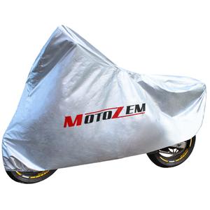 MotoZem motorfietsafdekzeil - zilver