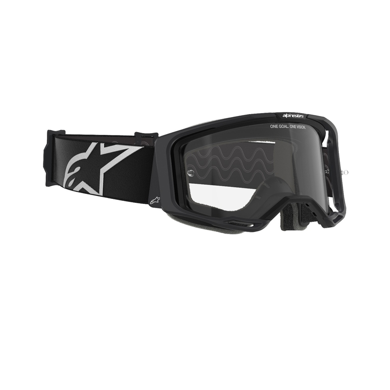 Alpinestars Vision 8 Corp motorcrossbril zwart met heldere lens