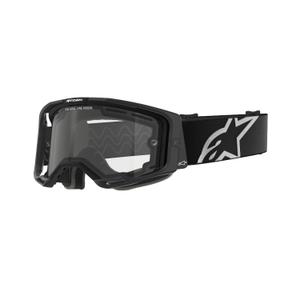 Alpinestars Vision 8 Corp motorcrossbril zwart met dubbele antifog heldere lens