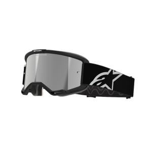Alpinestars Vision 5 Corp motorcrossbril zwart met gespiegelde zilveren lens