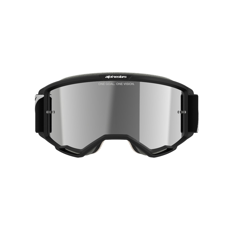 Alpinestars Vision 5 Corp motorcrossbril zwart met gespiegelde zilveren lens