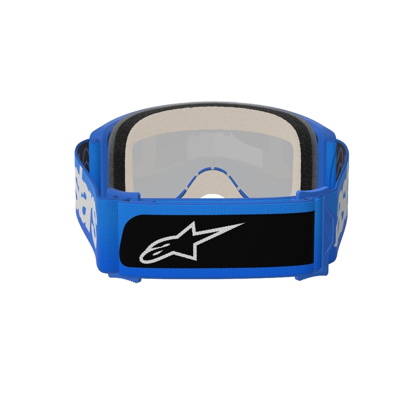 Alpinestars Vision 5 Blaze motorcrossbril blauw met gespiegelde blauwe lens