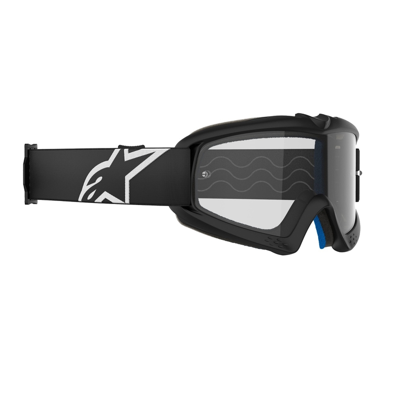 Alpinestars Vision Youth Corp kinder motorcrossbril zwart met heldere lens
